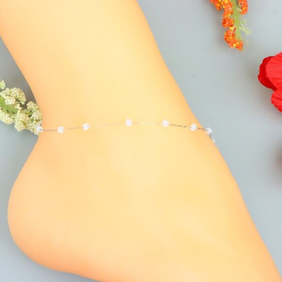 "Handmade Anklet – A Stylish Choice for Women, Thoughtful Gift Idea, EVCH1433 - Picture 3 of 10